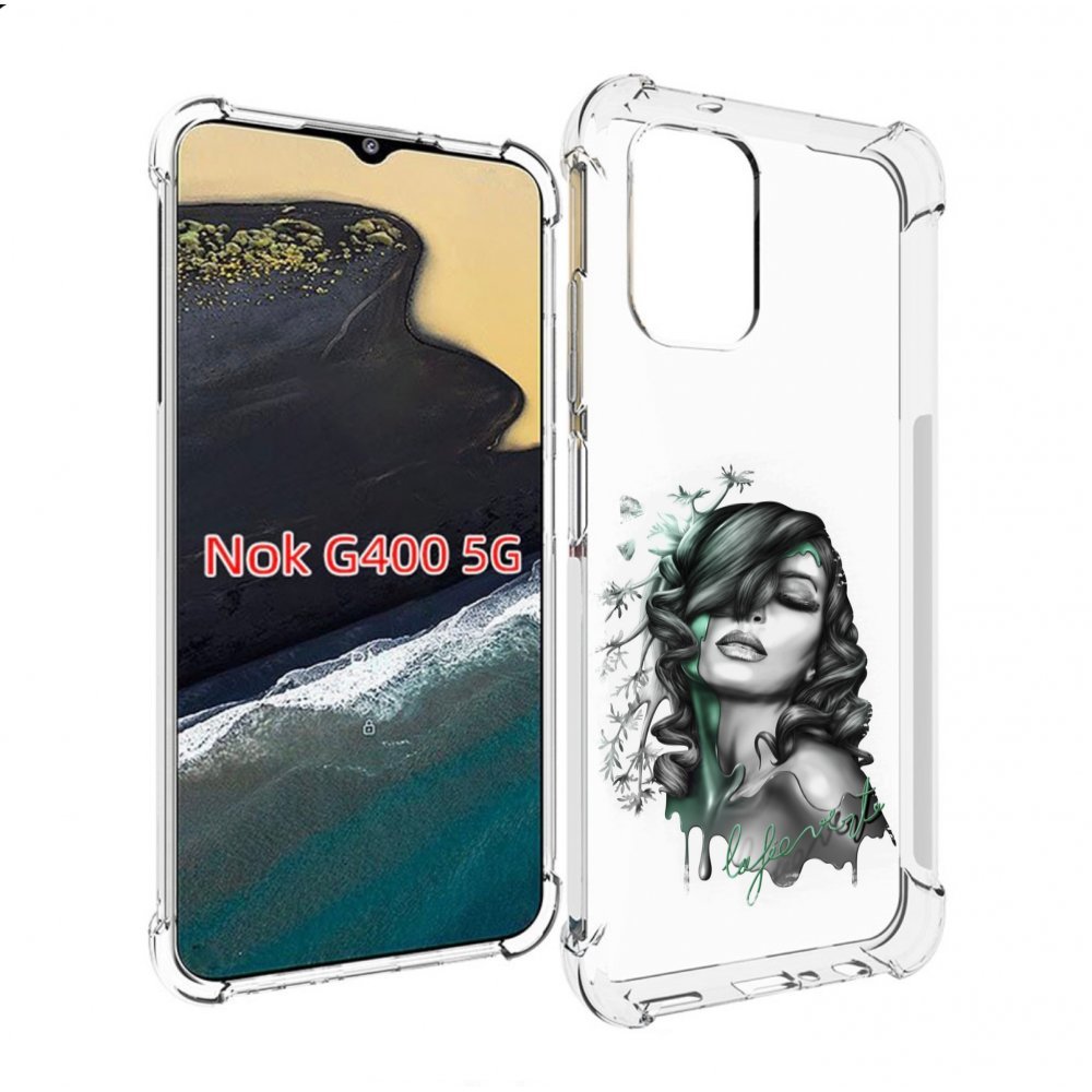 

Чехол MyPads Девушка 2 для Nokia G400 5G, Прозрачный, Tocco
