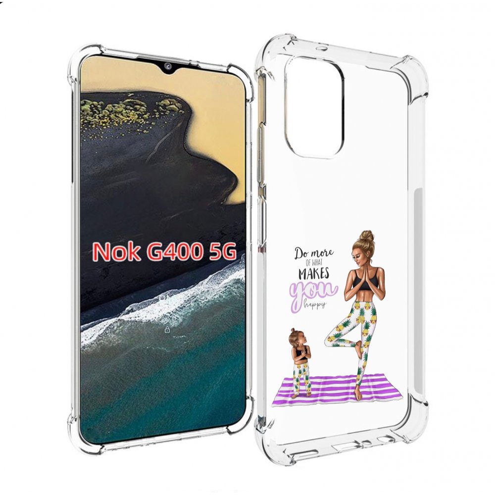 

Чехол MyPads Девочки-в-ананасах для Nokia G400 5G, Прозрачный, Tocco