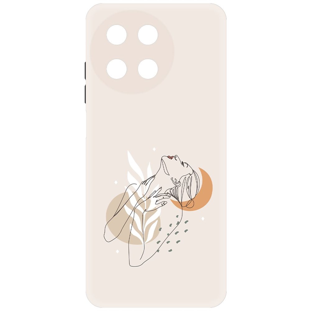 

Чехол-накладка Krutoff Soft Case Женственность для Realme 11 4G черный