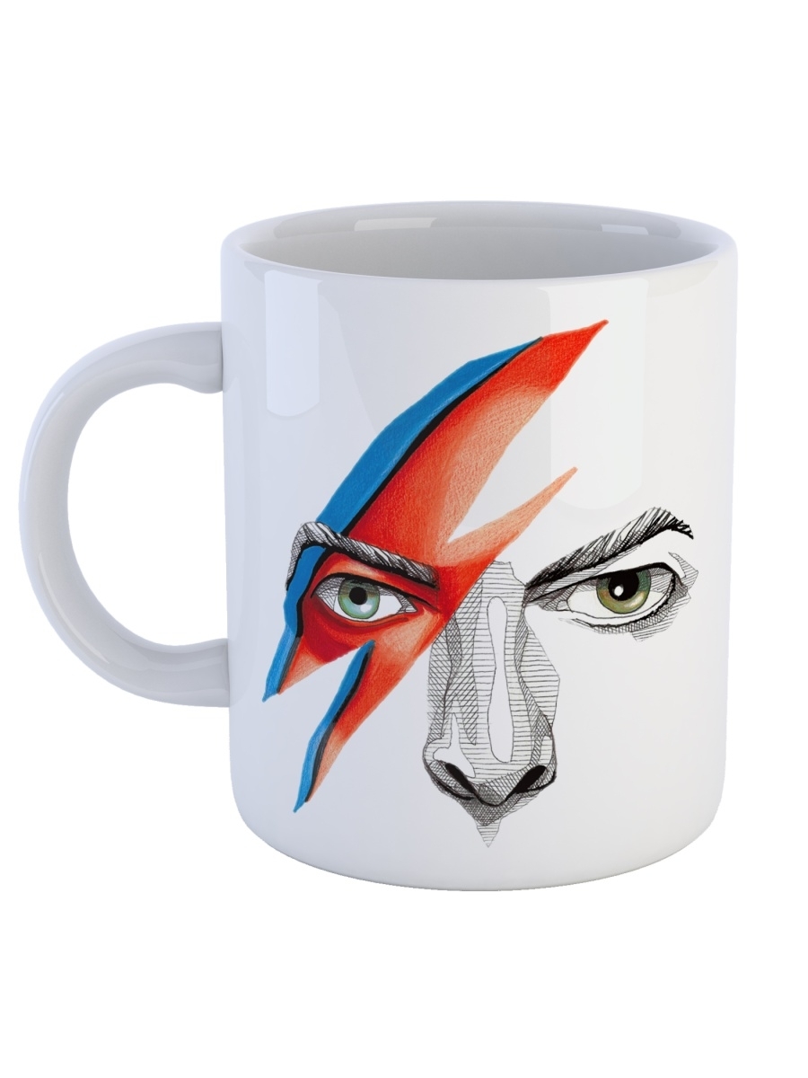 фото Кружка сувенирshop музыкант "дэвид боуи / david bowie" 330 мл cu-mzdb2-w/s