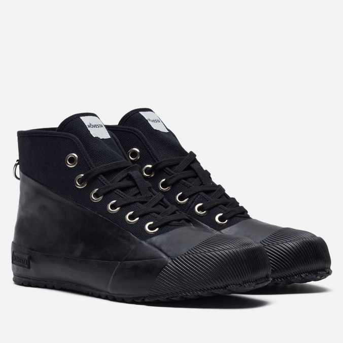 Женские кеды Novesta Rubber Sneaker чёрный, размер 40 EU