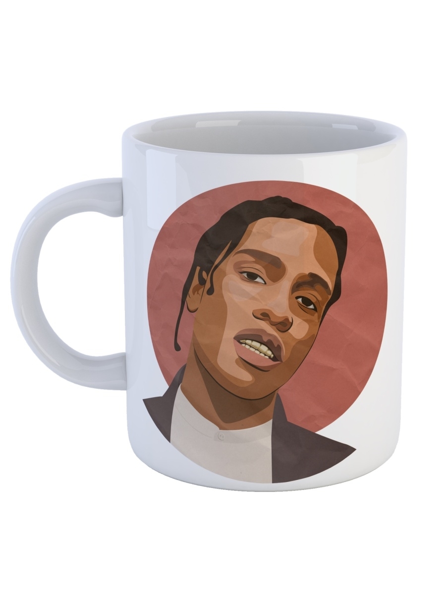 

Кружка СувенирShop Рэп-исполнитель "ASAP Rocky" 330 мл CU-MZAS1-W/S