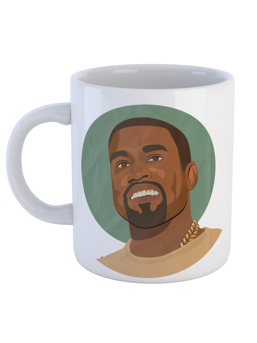 фото Кружка сувенирshop рэп-исполнитель "канье уэст / kanye west" 330 мл cu-mzkw1-w/s