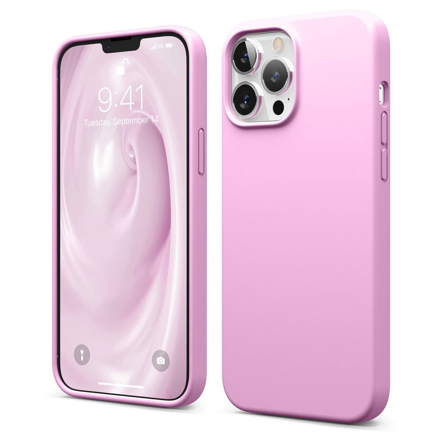 фото Чехол elago soft silicone для iphone 13 pro max, ярко-розовый