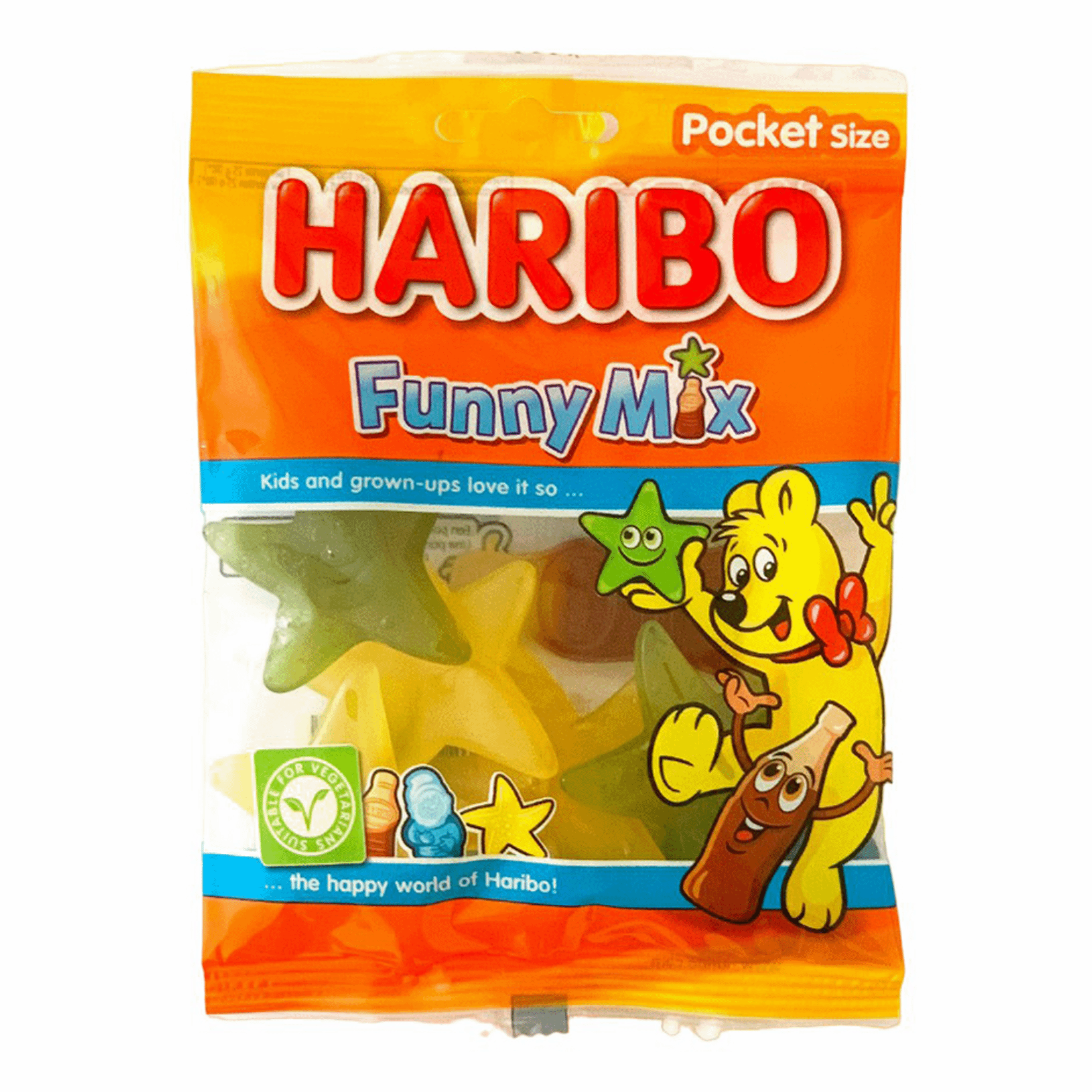 Мармелад жевательный Haribo Funny Mix гигантские формы 75 г