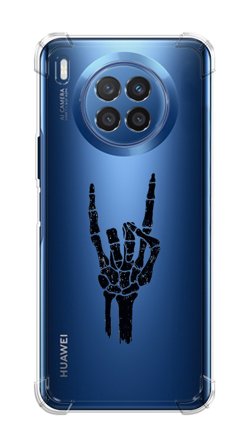 

Чехол Awog на Honor 50 Lite "Rock for a skeleton", Черный;прозрачный, 6106451-1