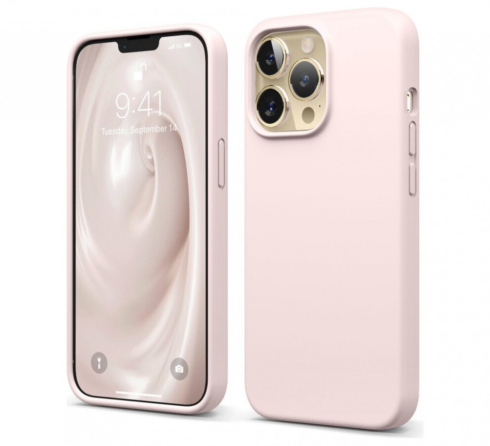 фото Чехол elago soft silicone для iphone 13 pro, розовый