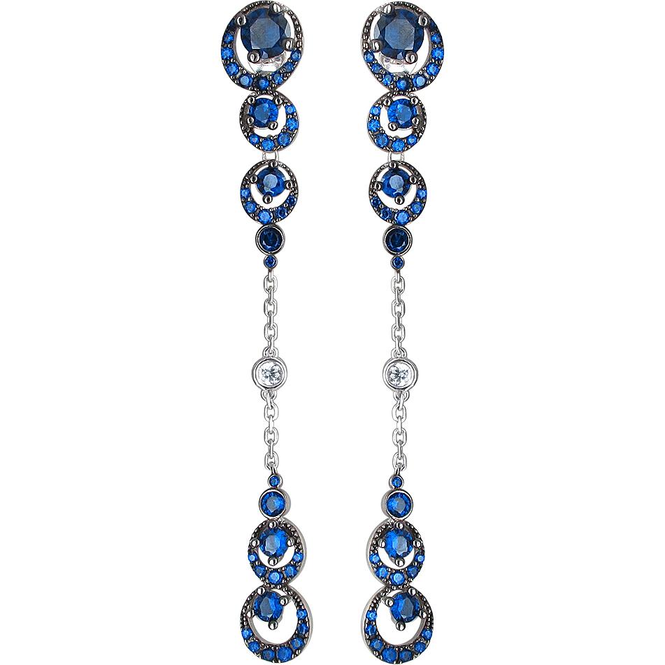 

Серьги женские из серебра Эстет 01С2510423-1, фианит, 01С2510423-1