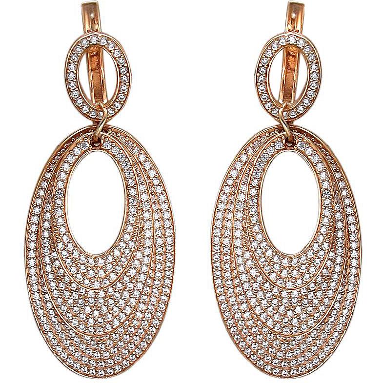 

Серьги женские из серебра Эстет 01С1510198А, фианит, 01С1510198А