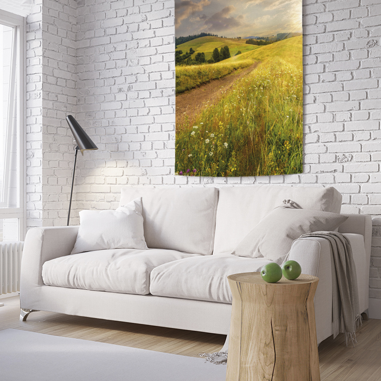 

Вертикальное фотопанно на стену JoyArty Дорога в поле 100x150 см, Дорога в поле