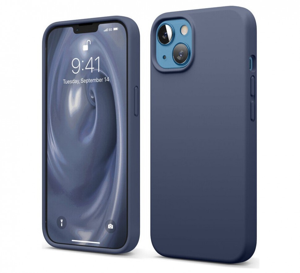 Чехол Elago Soft silicone для iPhone 13, Синий