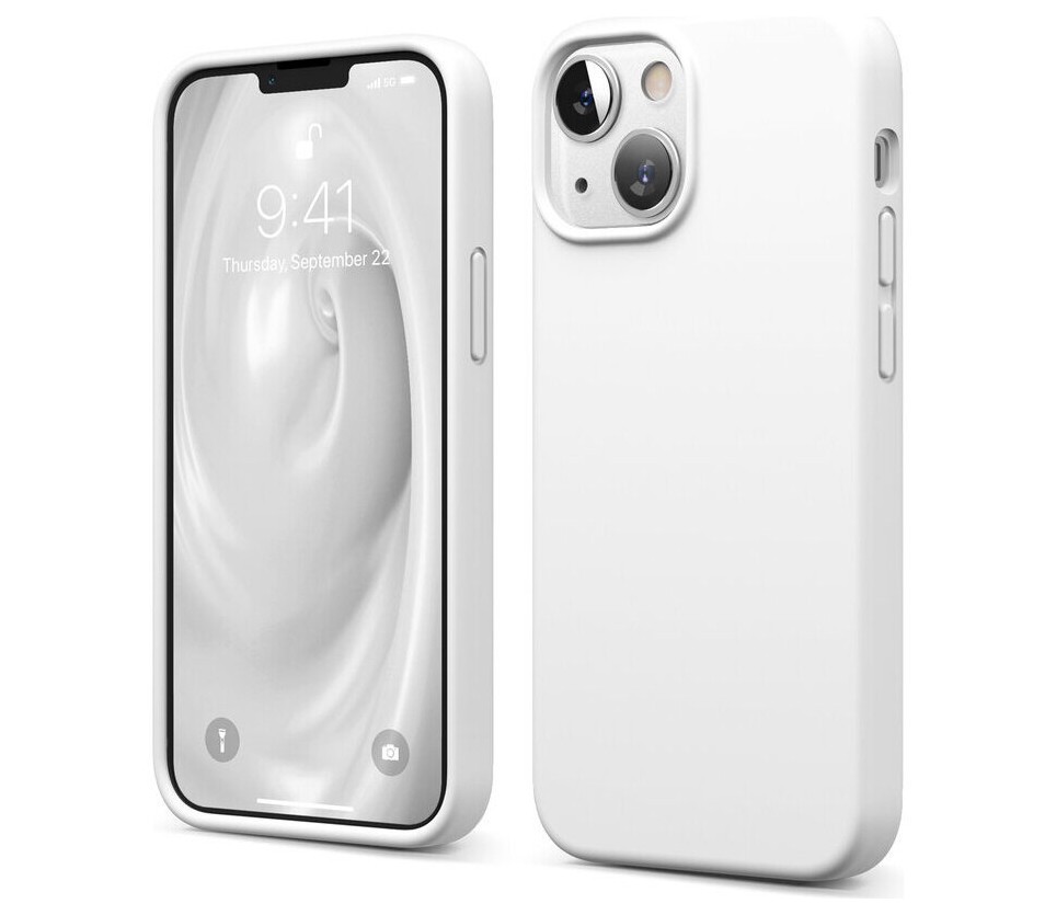 фото Чехол elago soft silicone для iphone 13 mini, белый