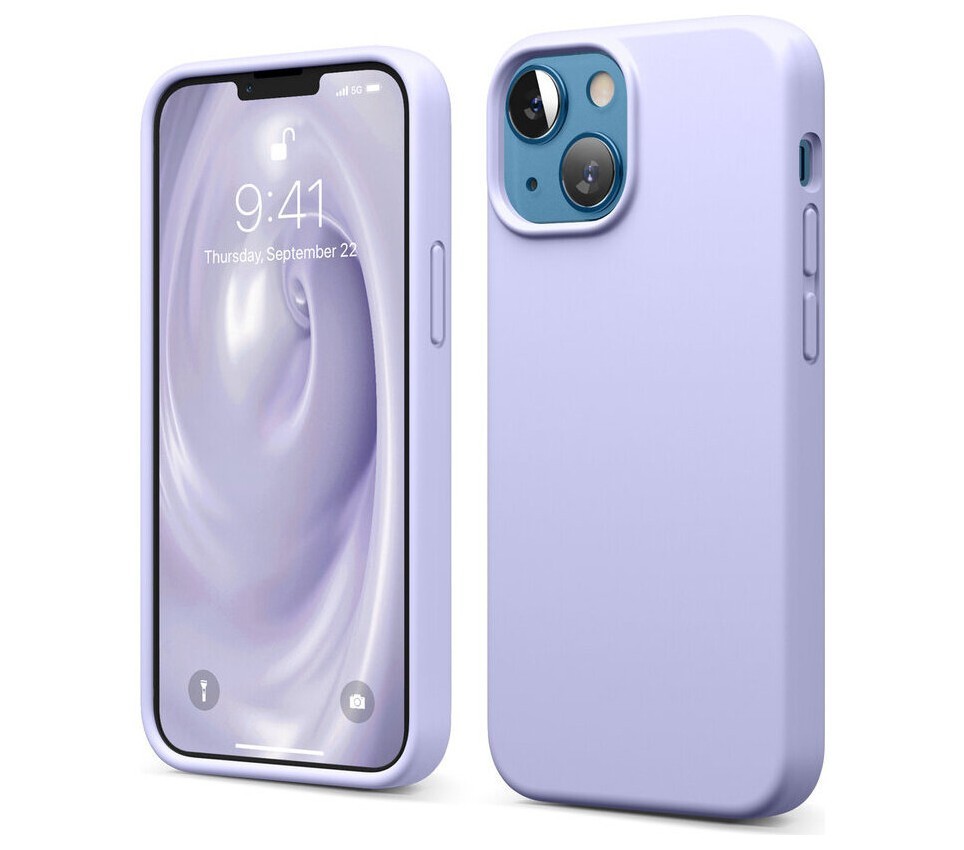 фото Чехол elago soft silicone для iphone 13 mini, фиолетовый