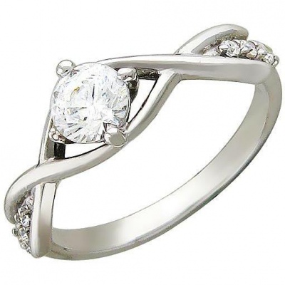 

Кольцо из серебра р. , Эстет 01К156021, фианит, 01К156021
