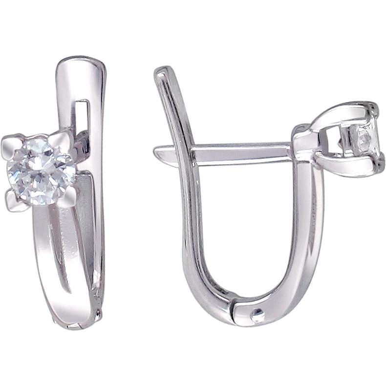 

Серьги женские из серебра Эстет 01С154417, фианит