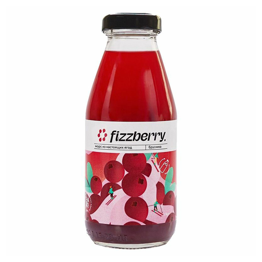 

Морс Fizzberry из брусники горячего розлива 0,3 л