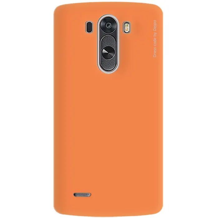 

Накладка Air Case для LG G3 + защитная пленка, оранжевая, Deppa, Оранжевый