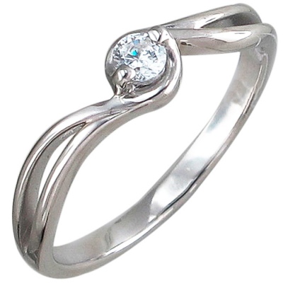

Кольцо из серебра р. 17 Эстет 01К156734, фианит, 01К156734