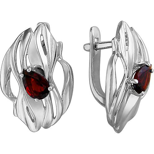 

Серьги женские из серебра Ювелирные традиции Т19С354140Гр, гранат, Т19С354140Гр