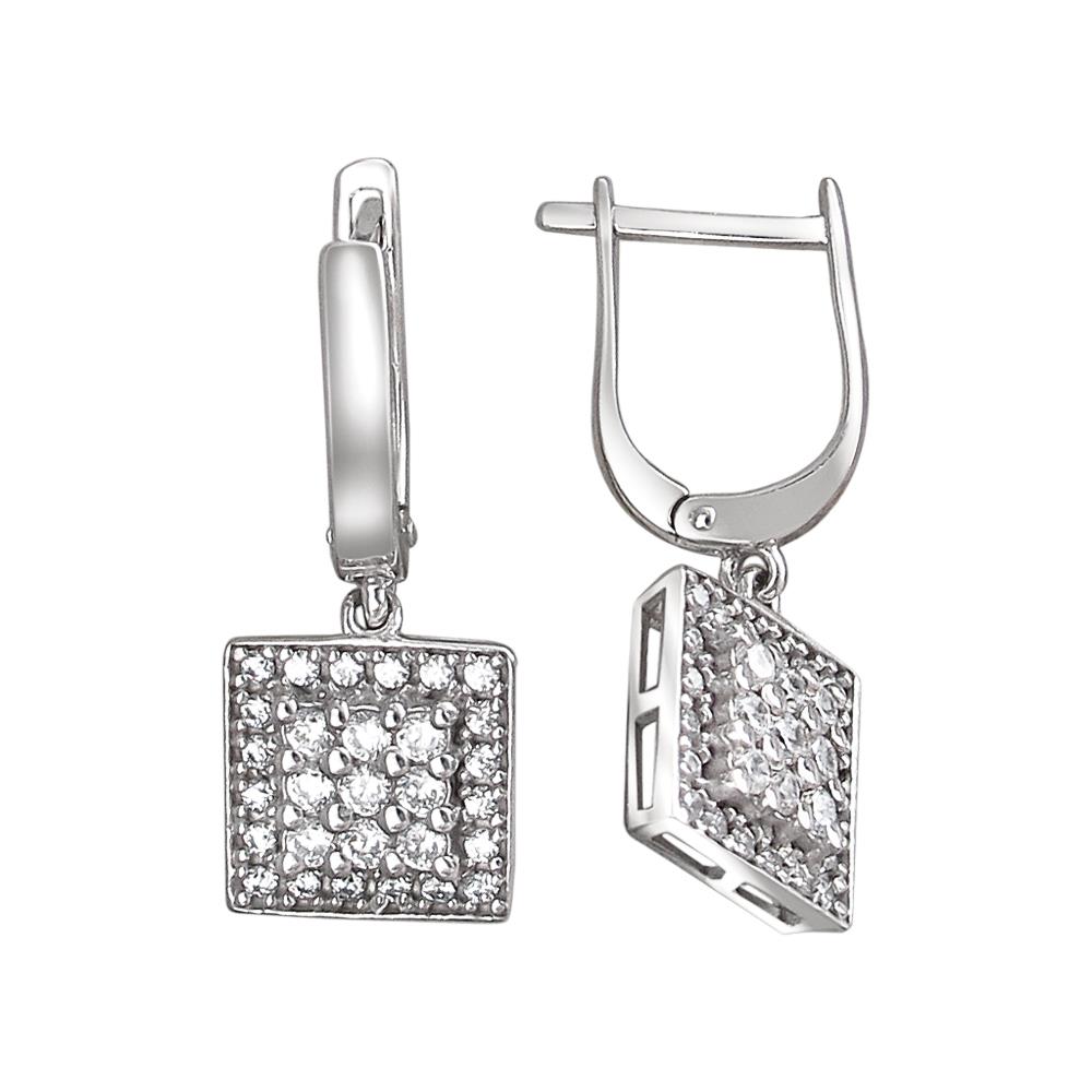 

Серьги женские из серебра Эстет 01С1510760, фианит, 01С1510760