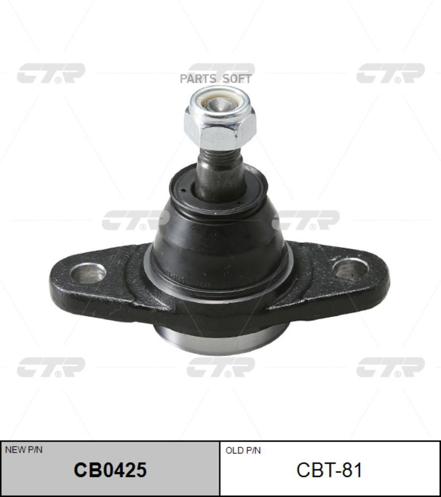 

CTR Шаровая переднего нижнего рычага 4WD TOYOTA HIACE TRH2##/KDH2## 04-LH=RH, CBT81