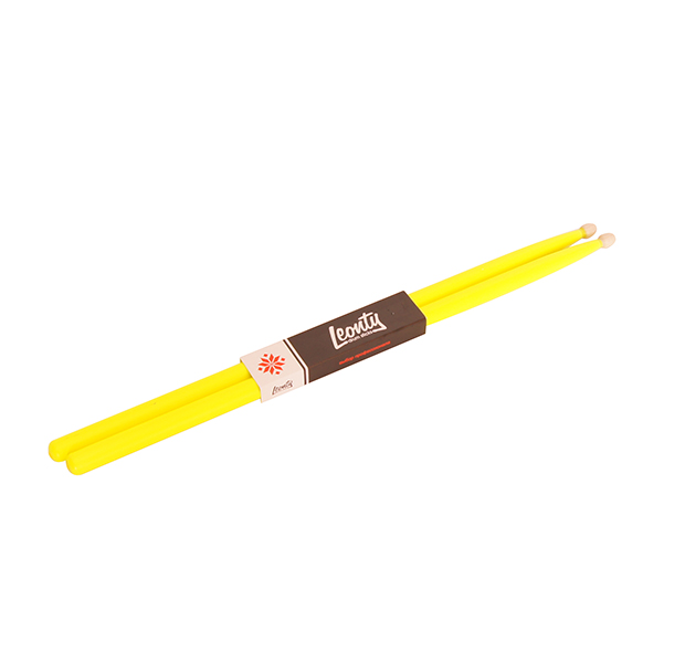 

Барабанные палочки 2B Fluorescent Lemon, граб, флуоресцентные лимонные, Leonty LFL2B