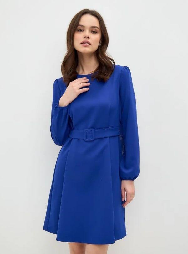 Платье женское SELEYA BETTER CC синее 48 RU