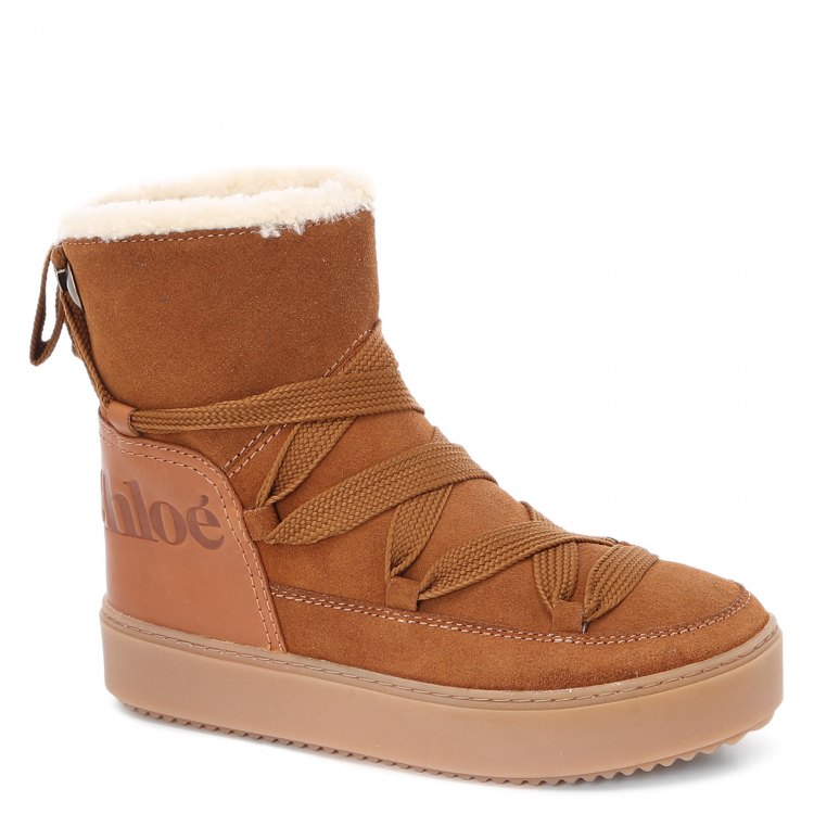 фото Женские ботинки see by chloe charlee winter boots sb35151a цв. светло-коричневый 37 eu
