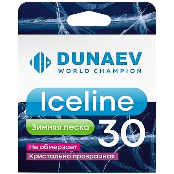 Леска Dunaev Ice Line 0.22 мм, 5.0 кг цв. Прозрачный