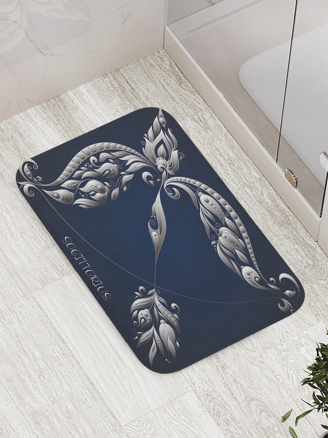

bath_61064 Коврик противоскользящий для ванной, сауны, бассейна, 77х52 см