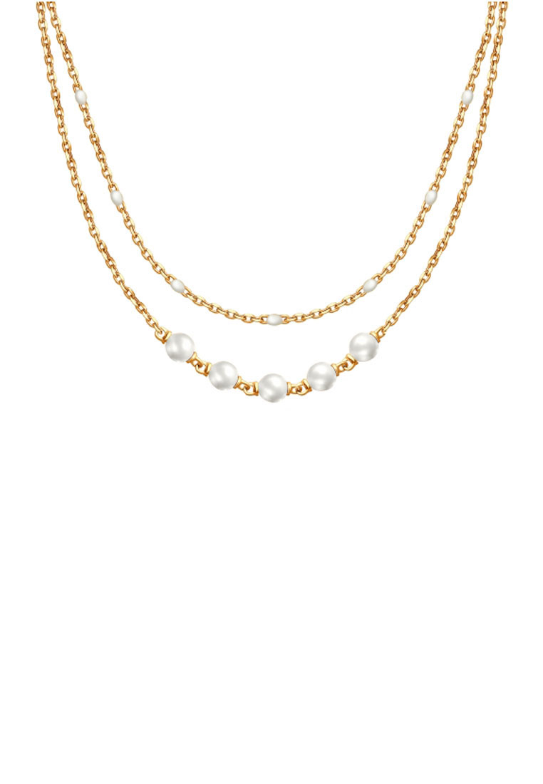 

Колье из серебра с искусственным жемчугом/эмалью 55 см SOKOLOV 93070012, 93070012_k