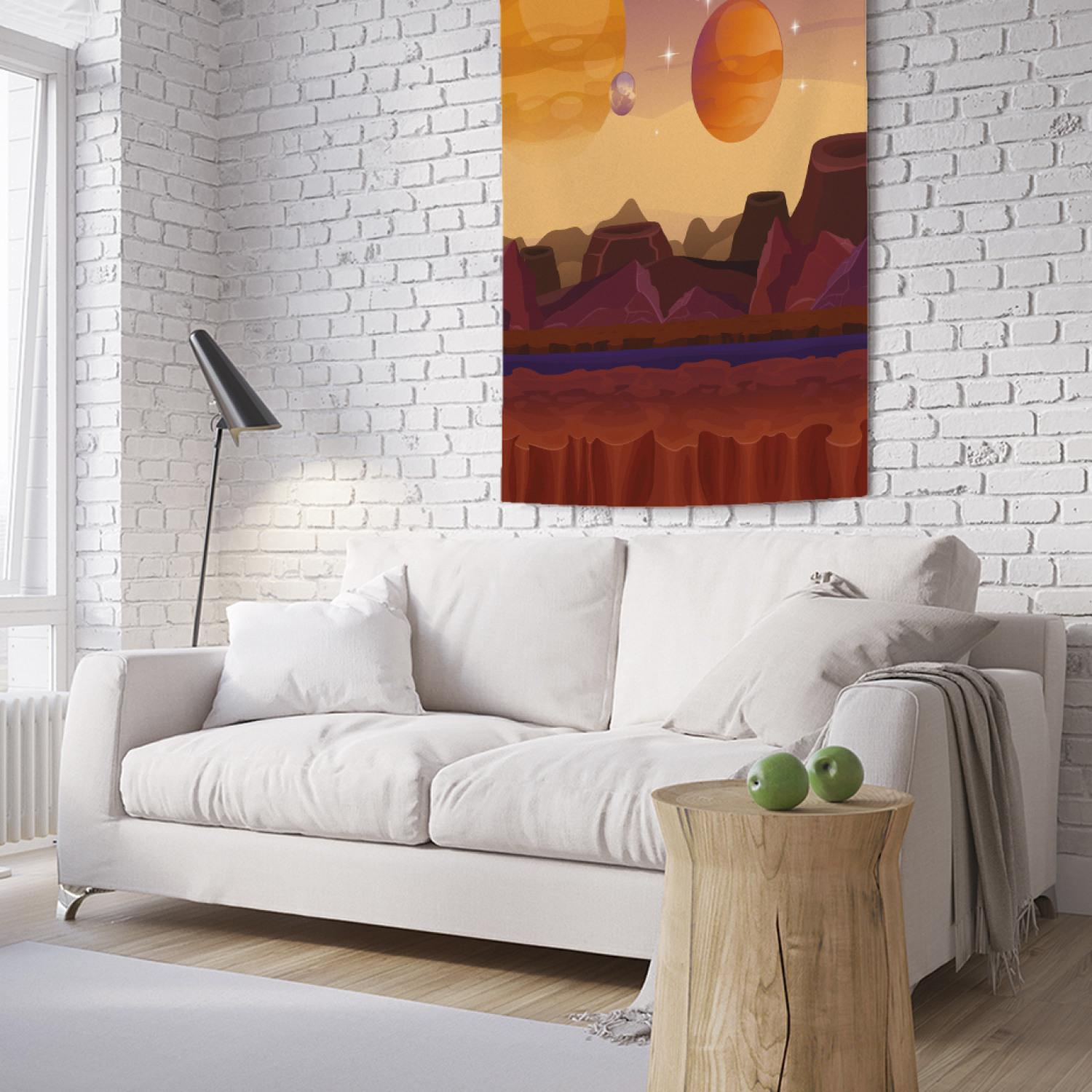 

Вертикальное фотопанно на стену JoyArty Далекие миры 100x150 см, Далекие миры