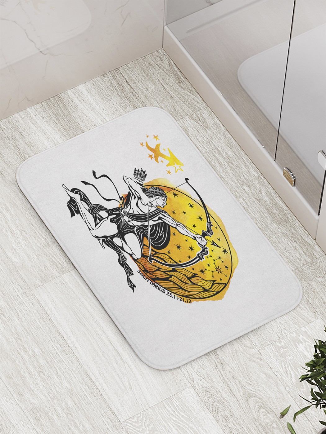 

bath_61055 Коврик противоскользящий для ванной, сауны, бассейна, 77х52 см