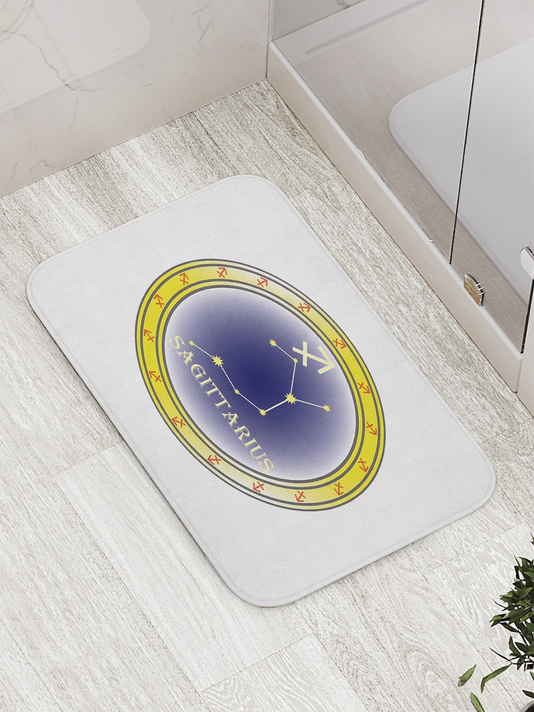 

bath_61054 Коврик противоскользящий для ванной, сауны, бассейна, 77х52 см