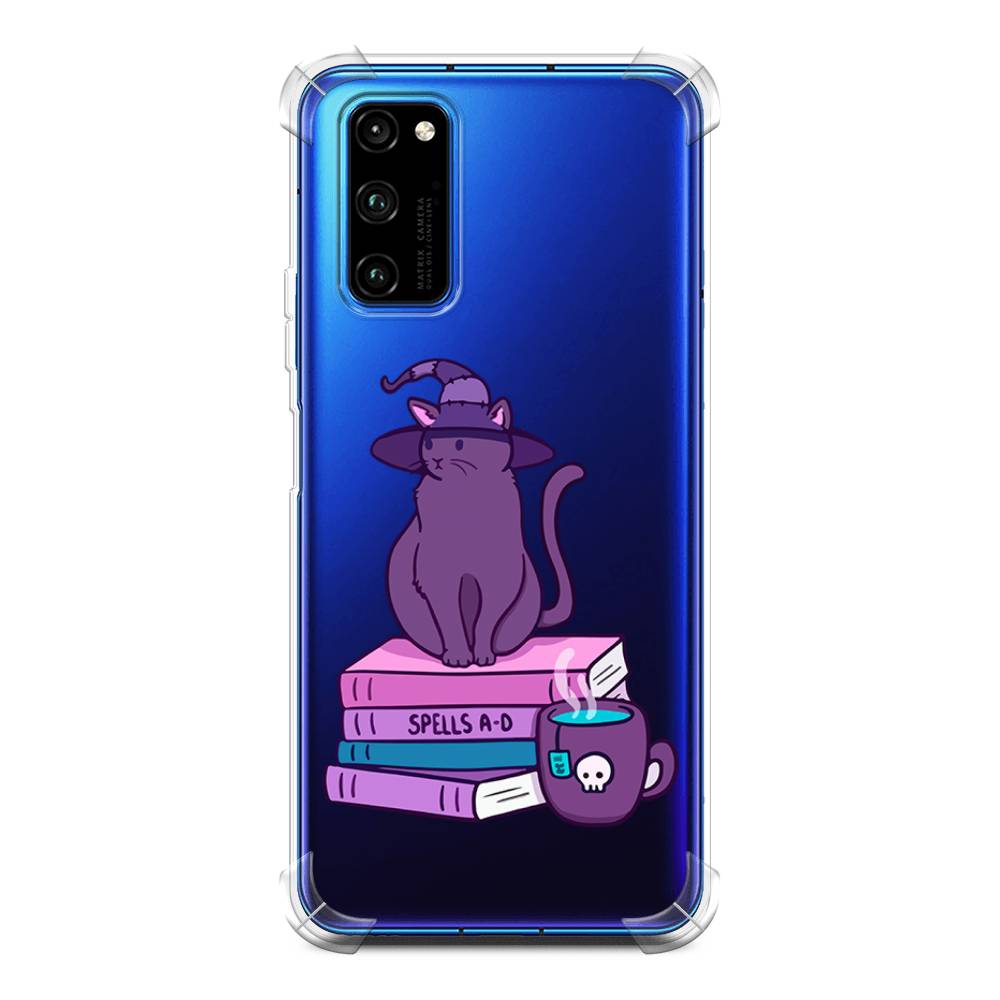 

Чехол Awog на Honor V30 Pro "Magic Cat", Розовый, 611451-1