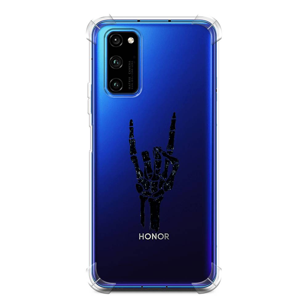 

Чехол Awog на Honor V30 Pro "Rock for a skeleton", Черный;прозрачный, 611451-1