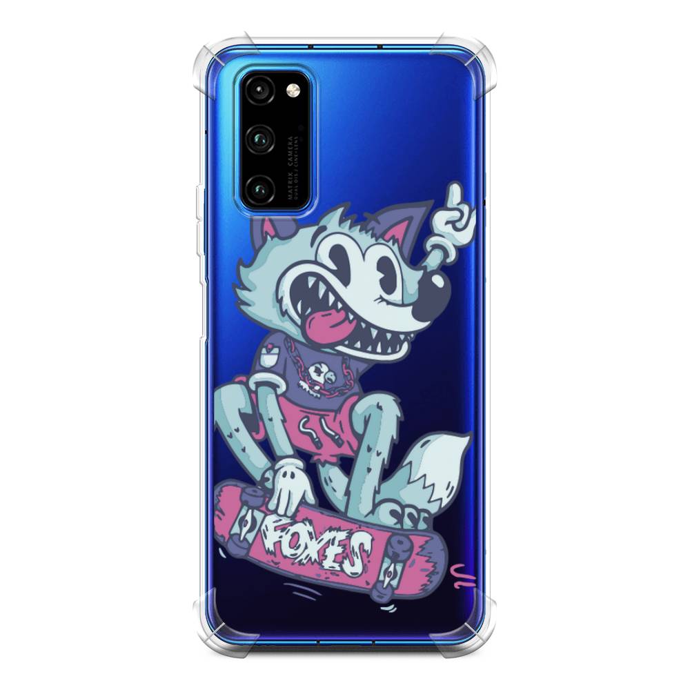 

Чехол Awog на Honor V30 Pro "Foxes", Голубой;фиолетовый, 611451-1