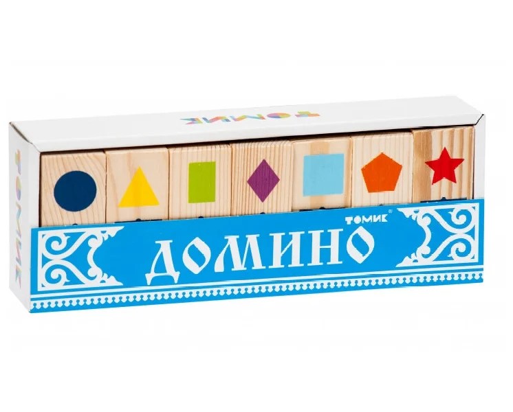 

Домино Томик Геометрические фигуры 28 деталей 789435