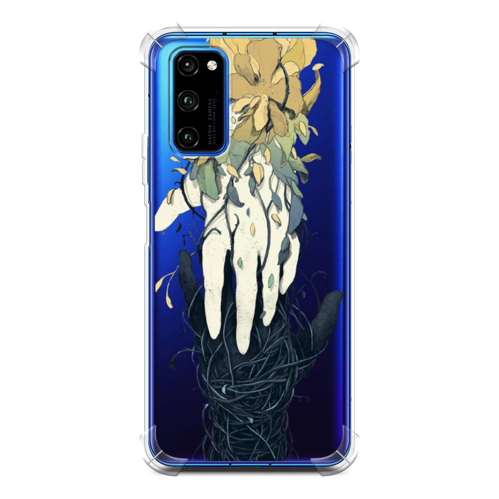 

Чехол Awog на Honor V30 Pro "Сплетения рук", Зеленый, 611451-1