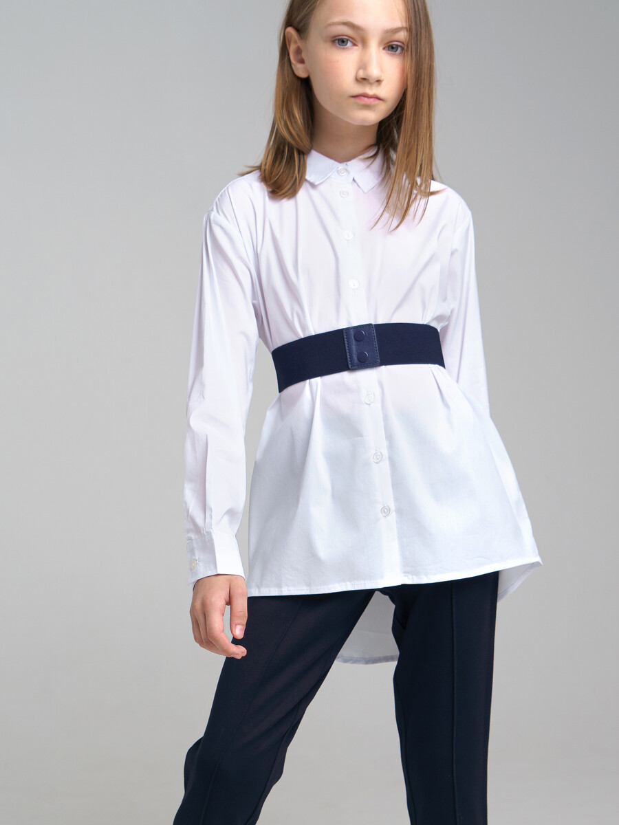 

Блузка детская School by PlayToday 22227151, белый, 128, 22227151