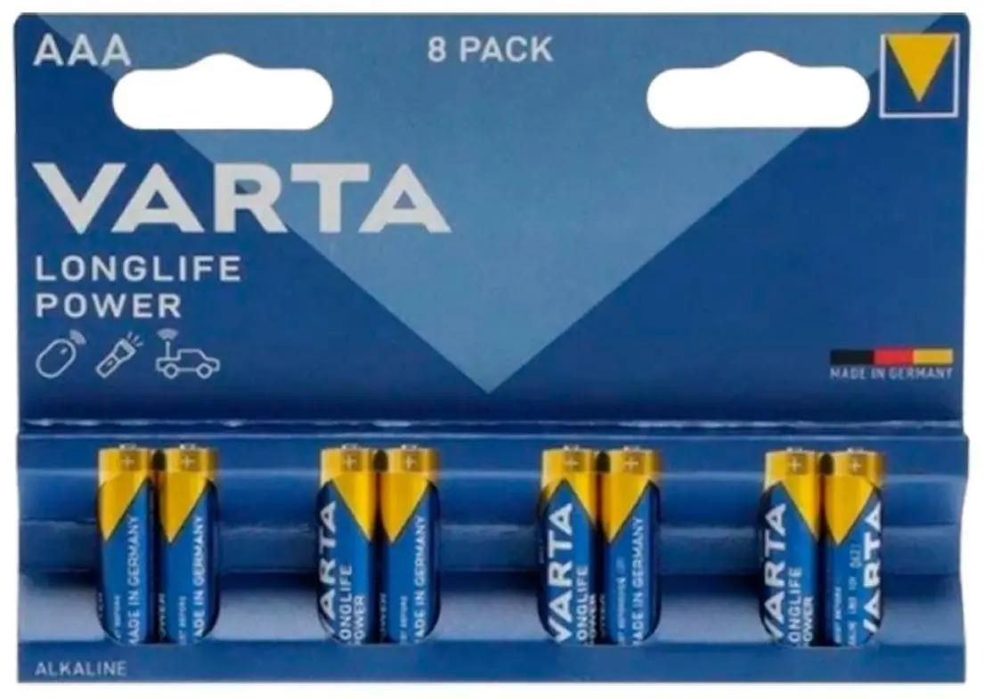 AAA Батарейка VARTA Longlife power High Energy Alkaline LR03,  8 шт.