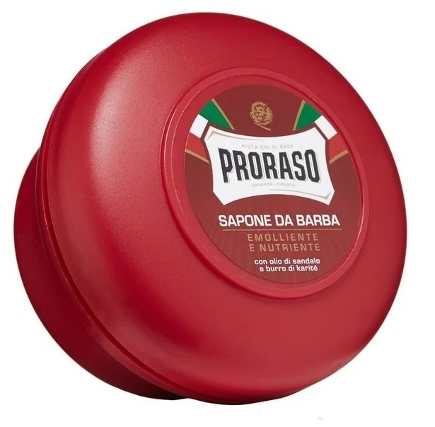 Мыло для бритья Proraso Red Line Сандал и ши, туба, 150 мл