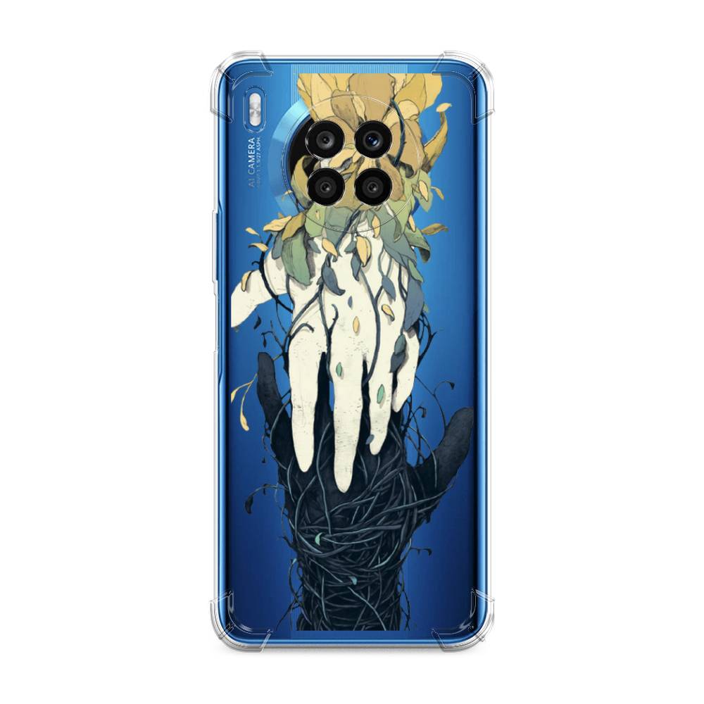 

Чехол Awog на Honor 50 Lite "Сплетения рук", Зеленый, 6106451-1