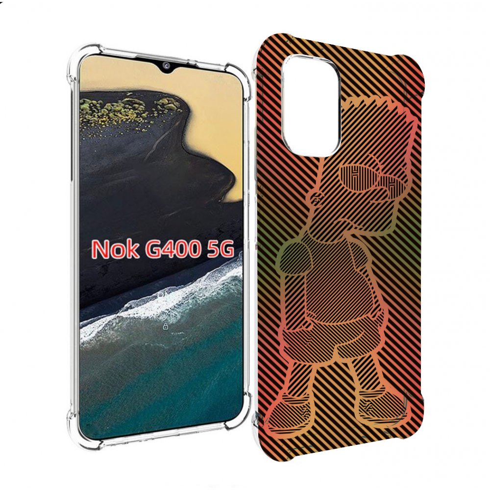 

Чехол MyPads Графический-Барт-Симпсон для Nokia G400 5G, Прозрачный, Tocco