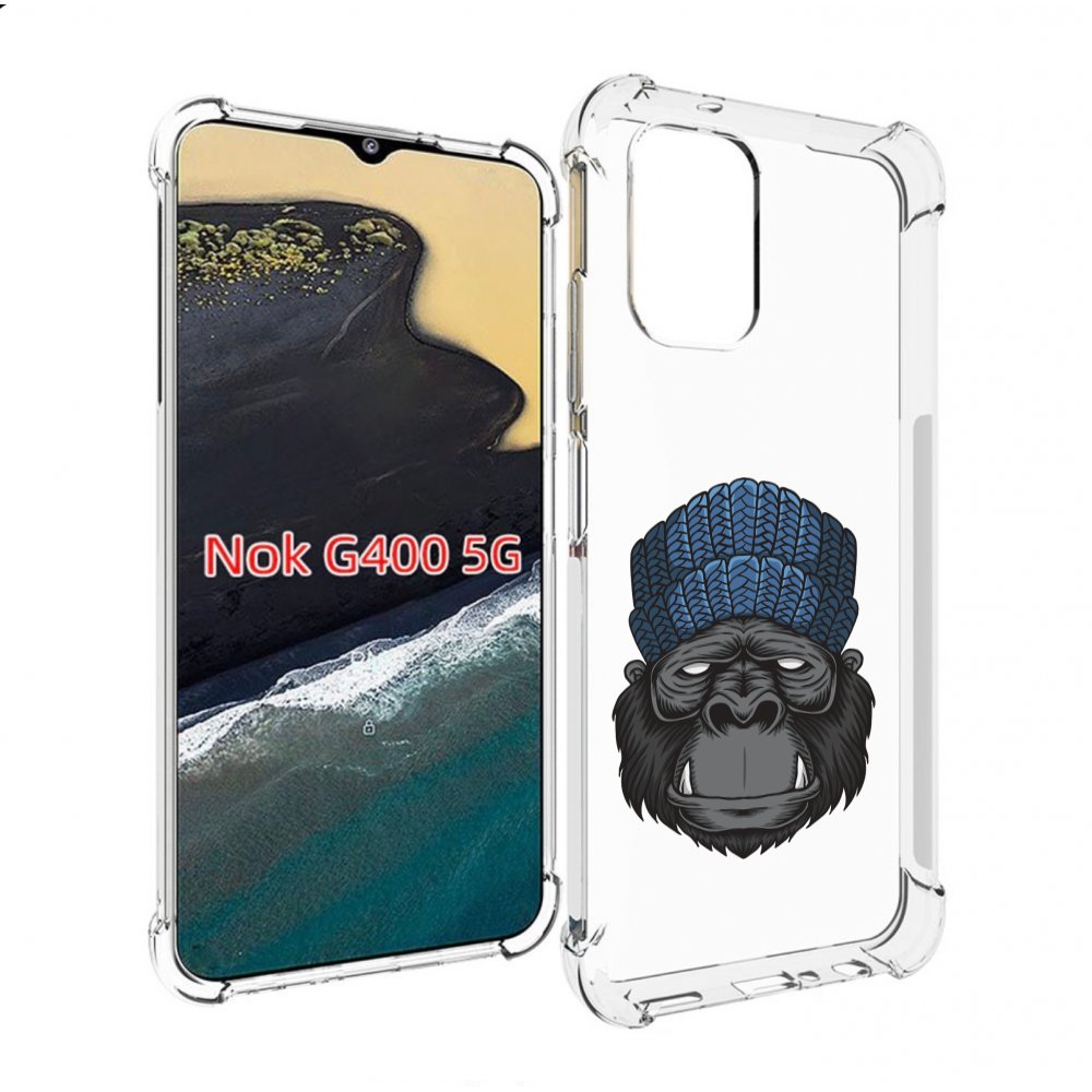 

Чехол MyPads Горила для Nokia G400 5G, Прозрачный, Tocco