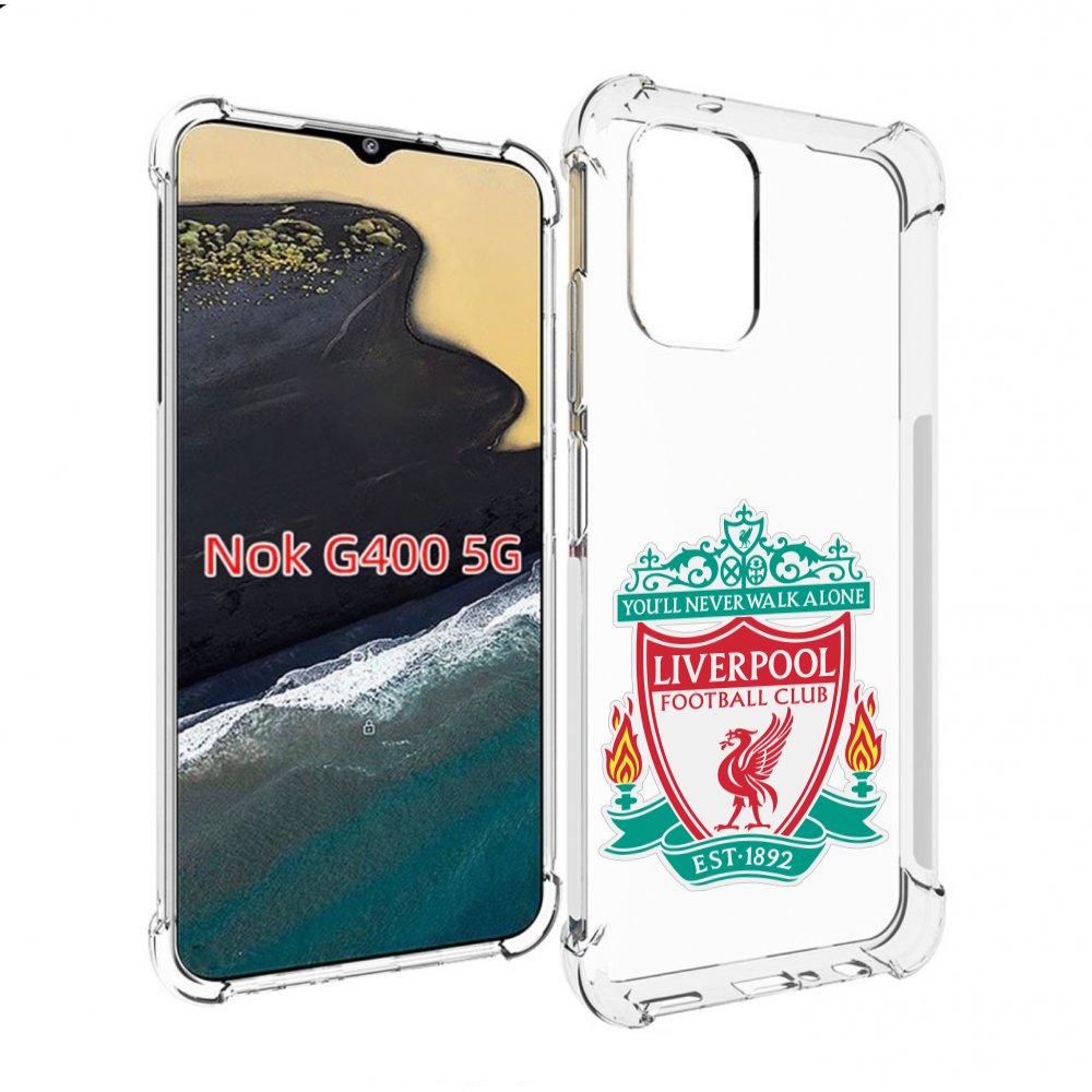 

Чехол MyPads Герб-Ливерпуля для Nokia G400 5G, Прозрачный, Tocco