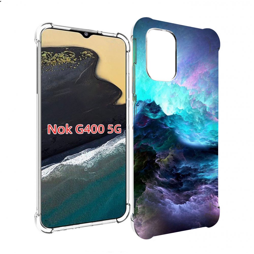 

Чехол MyPads Волна для Nokia G400 5G, Прозрачный, Tocco