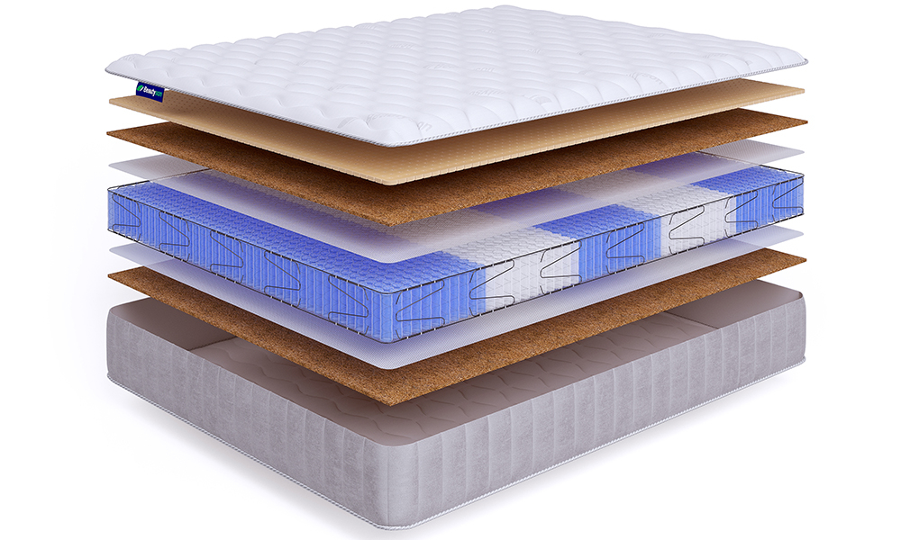 

Матрас Beautyson Hit Comfort S1200 Lux 120х200, Бежевый;белый;серый;серебристый, Hit Comfort S1200 Lux