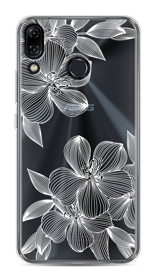 

Чехол на Asus Zenfone 5 ZE620KL "Крокус", Белый;прозрачный, 43350-1