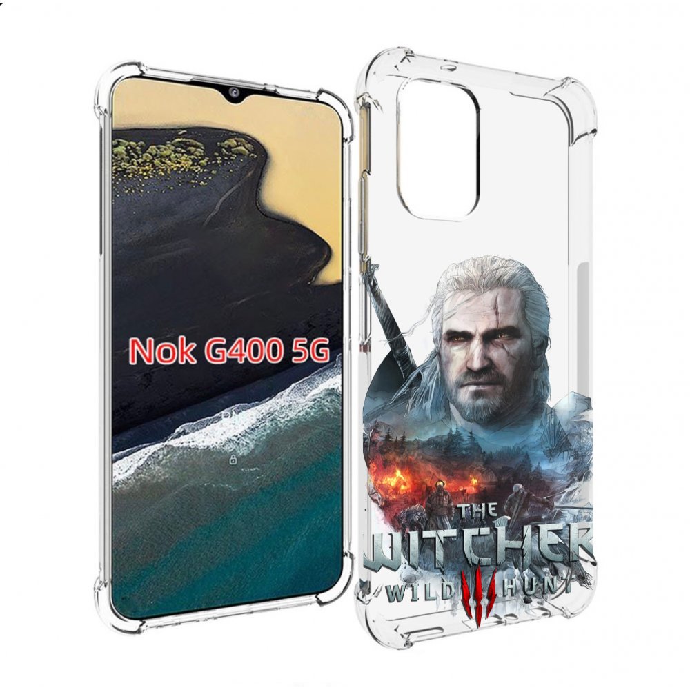 

Чехол MyPads Ведьмак для Nokia G400 5G, Прозрачный, Tocco